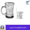 Mouth-Blown Clear Classic Beer Glass Cup Kb-Hn0340